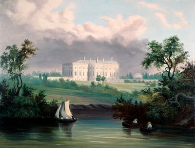 The White House, Washington, D.C., c.1845 by American School